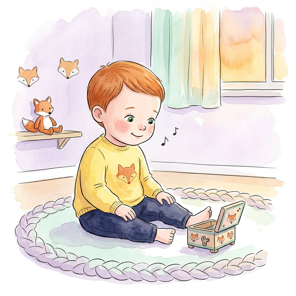 Cover illustration for Théo and the Cosy Night Sounds