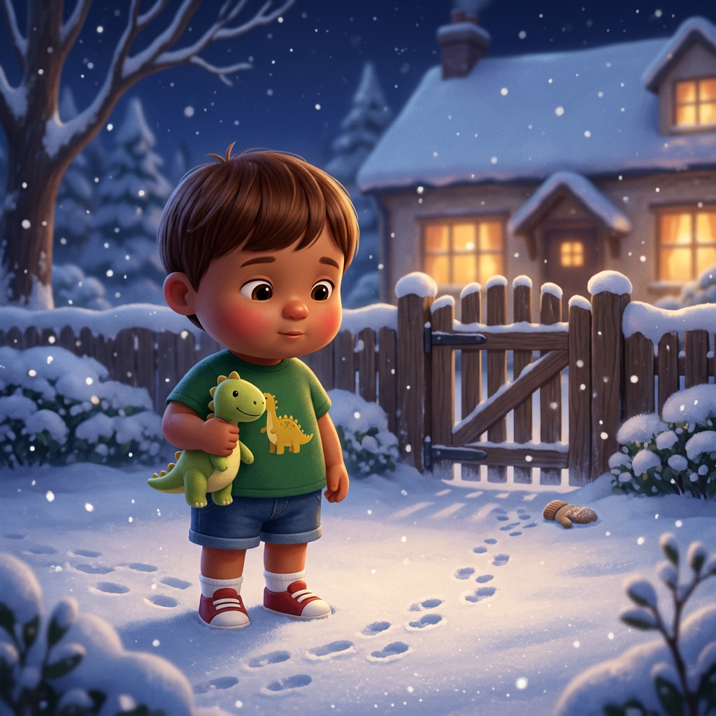 Cover illustration for Marc and the Lost Mitten