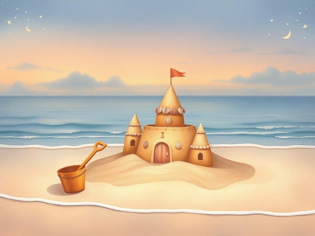 The Sandcastle at Dusk