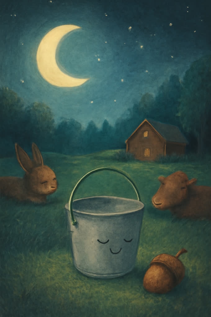 Cover illustration for Little Tin Pail’s Lullaby