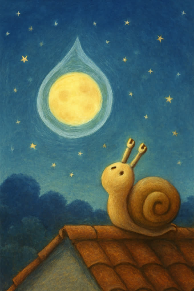 Cover illustration for Pip and the Wobbly Moon