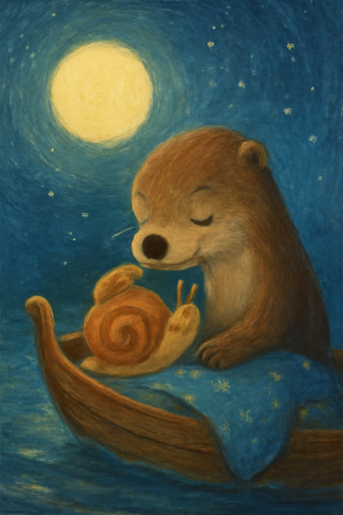 Cover illustration for The Book-Barge Bedtime
