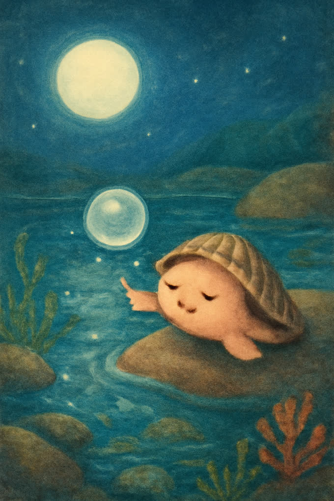 Cover illustration for The Limpet and the Silver Bubble