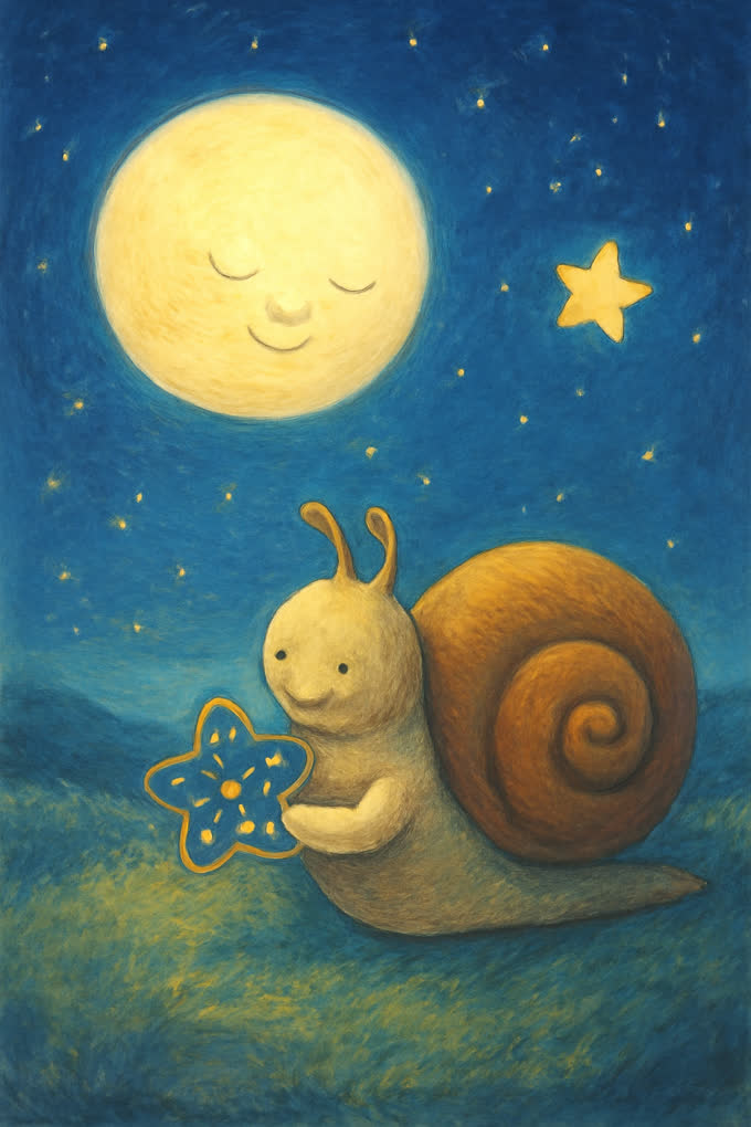 Cover illustration for The Moon's Starry Button