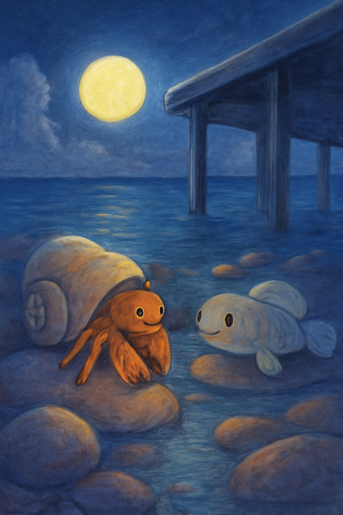 Cover illustration for The Teacup Beneath the Pier